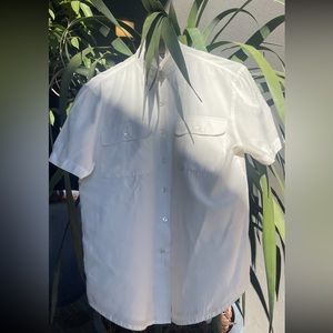 White cotton blouse.